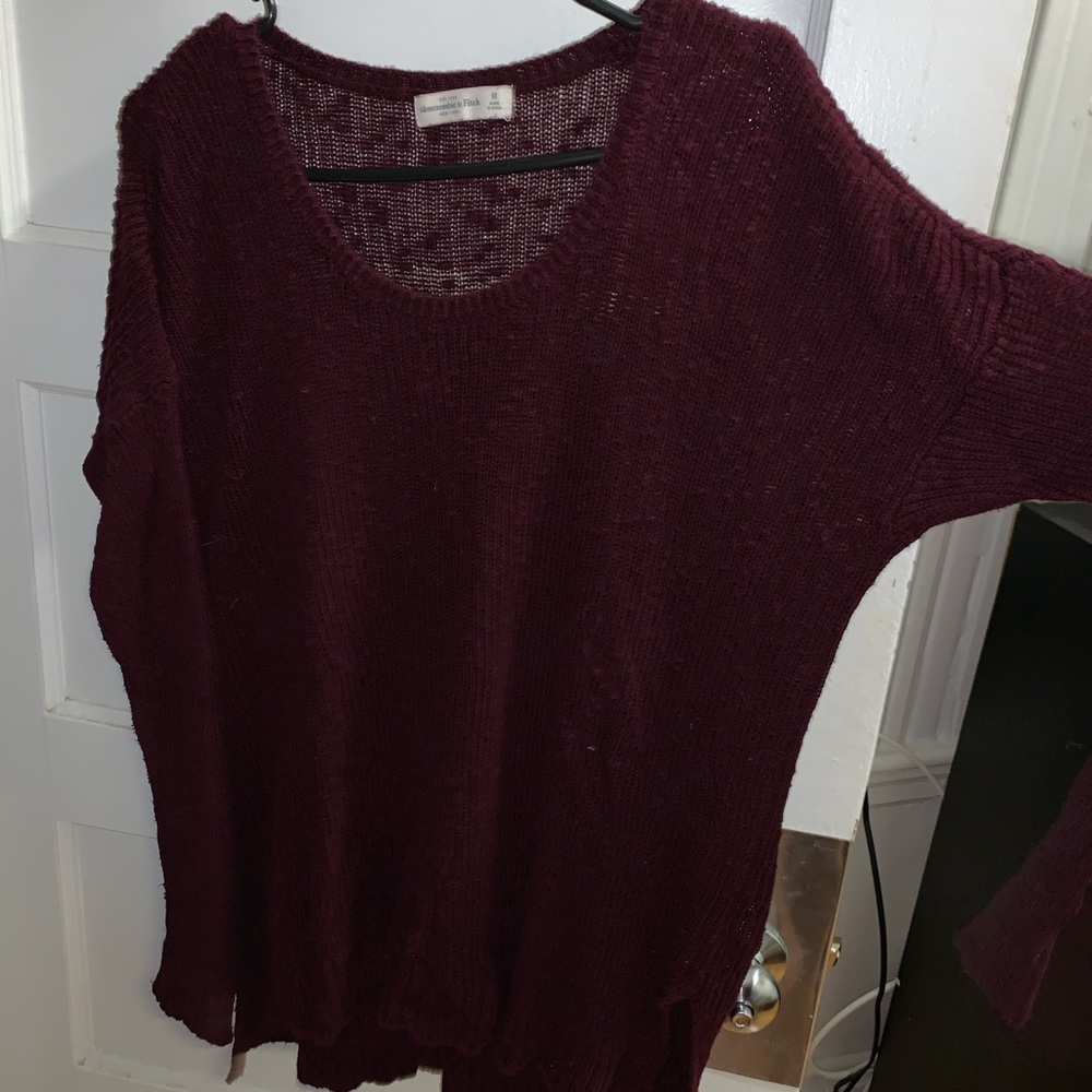 Maroon sweater